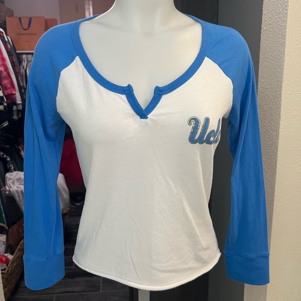 PINK with 5th & Ocean UCLA Bruins 3/4 Sleeve Top